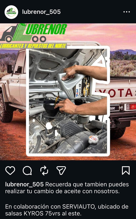 INSTAGRAM LUBRENOR